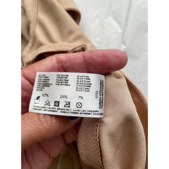 Glamorise Front-Closure WonderWire Bra Tan (Cafe) underwire unpadded lace 40F - Picture 8 of 8